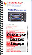 Nifty Yaesu FTM-400DR operating guide