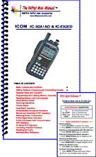 Nifty Icom IC-92A operating guide w/ D-STAR
