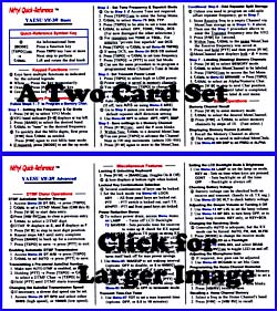 Nifty Yaesu VX-3R pocket set-up guide